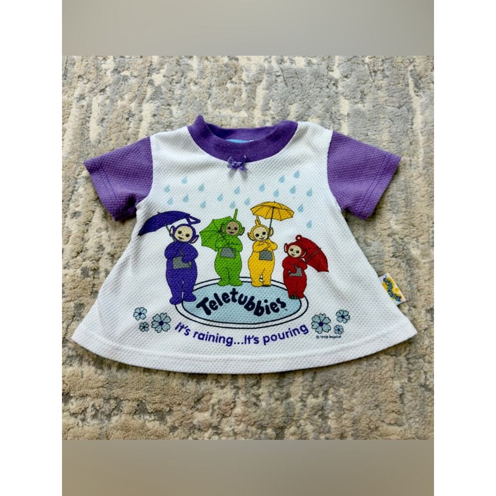 Vintage 1998 Teletubbies A-line graphic Shirt by Ragdoll 12 months